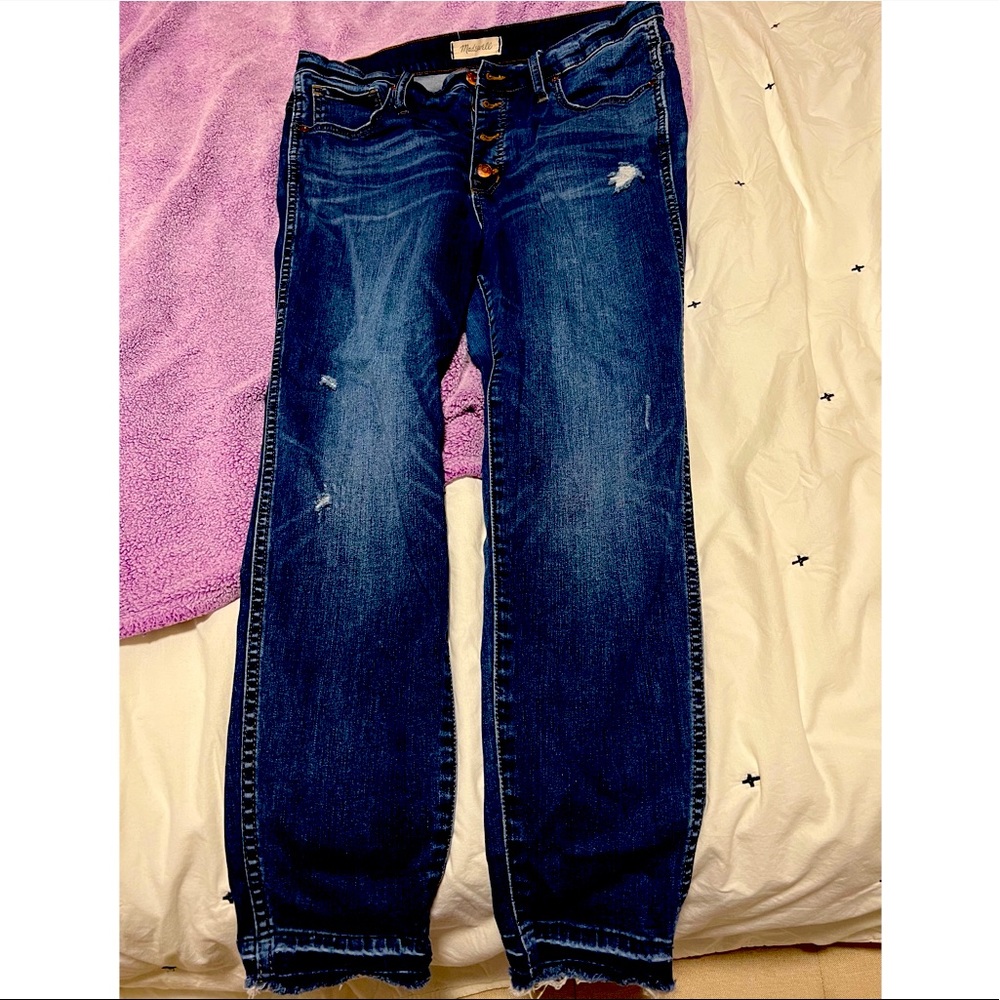 Madewell Petit 10” high-rise skinny jeans good condition